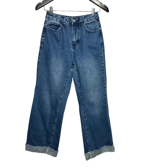 dazy Denim - Dazy High Waisted Wide Leg Jeans Size Small